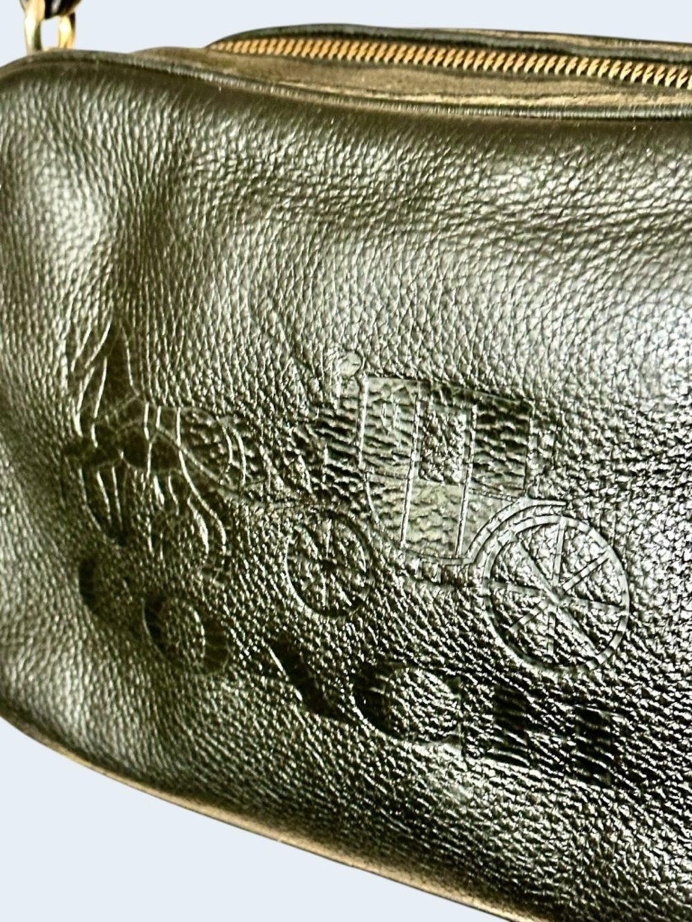 Coach Black Pebbled Leather Jes Crossbody Bag - Picture 10 of 16